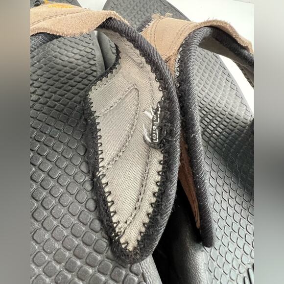 Teva Pajaro Men’s Brown Suede Comfort Slip-On Flip-Flop Sandals Size 13 - Picture 7 of 10